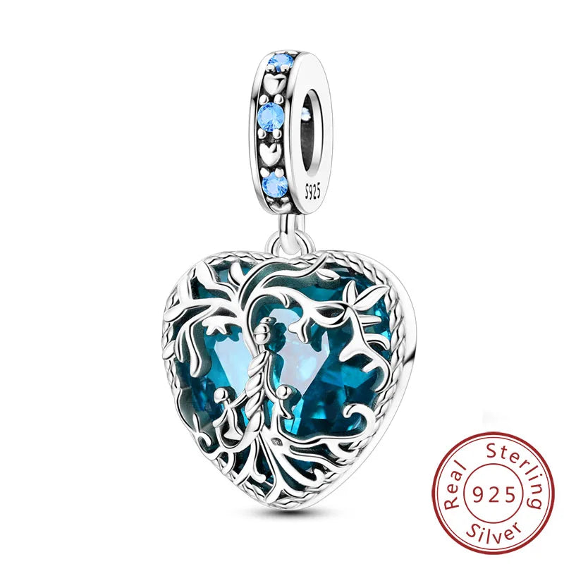 Cherished Family Heart Charm