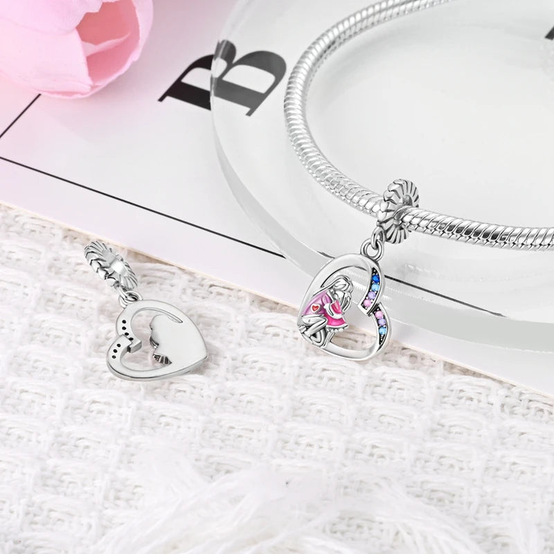 Cherished Family Heart Charm