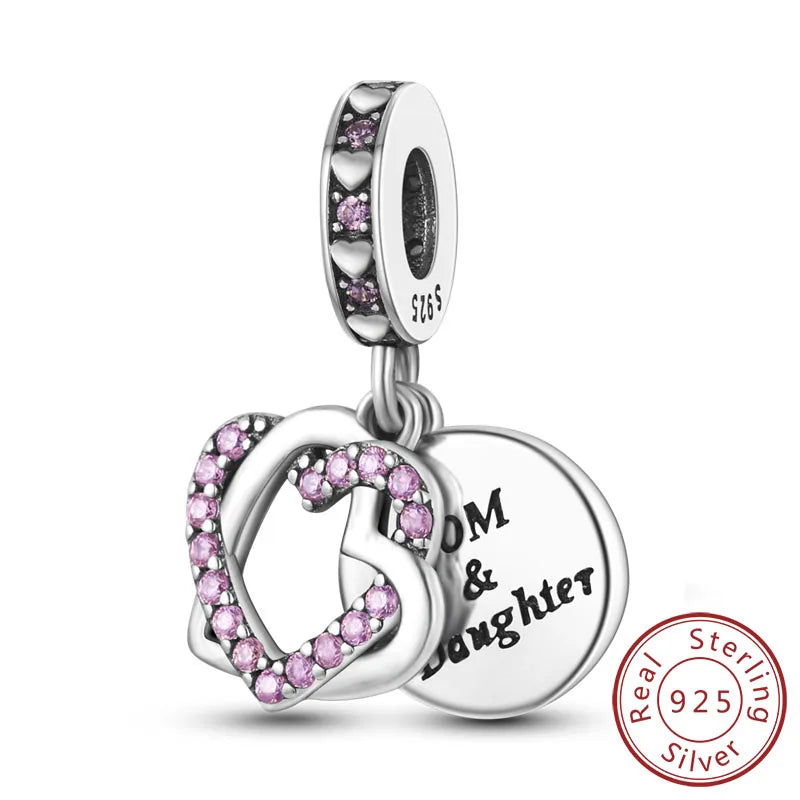 Cherished Family Heart Charm