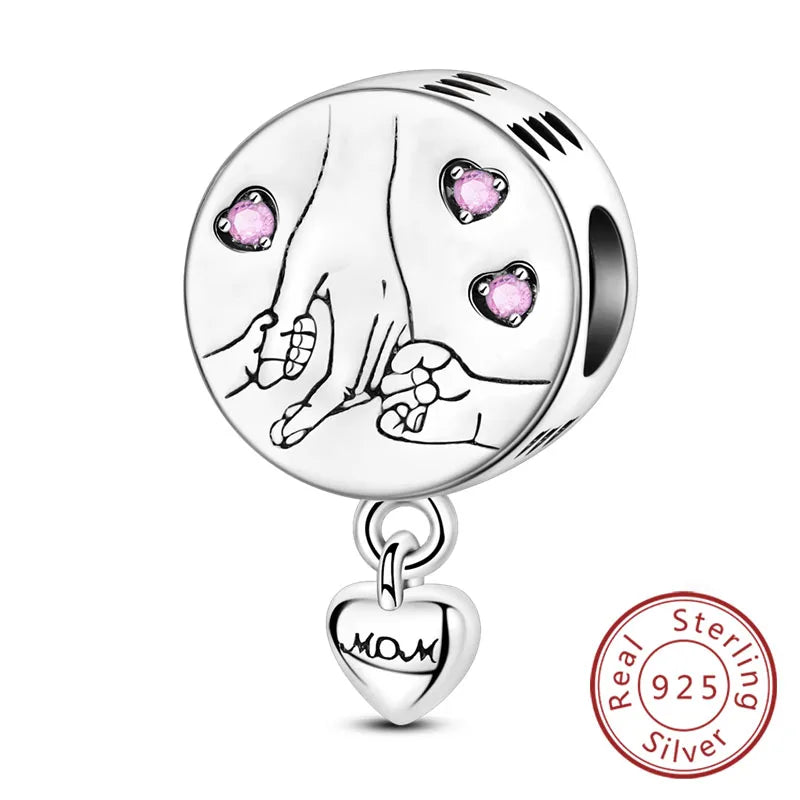 Cherished Family Heart Charm
