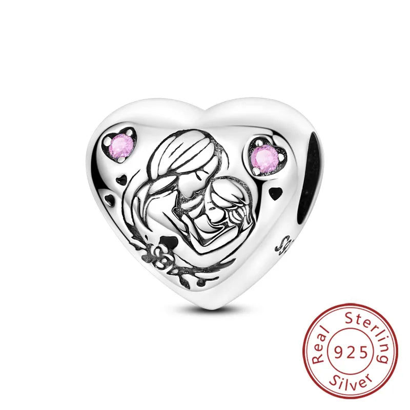 Cherished Family Heart Charm