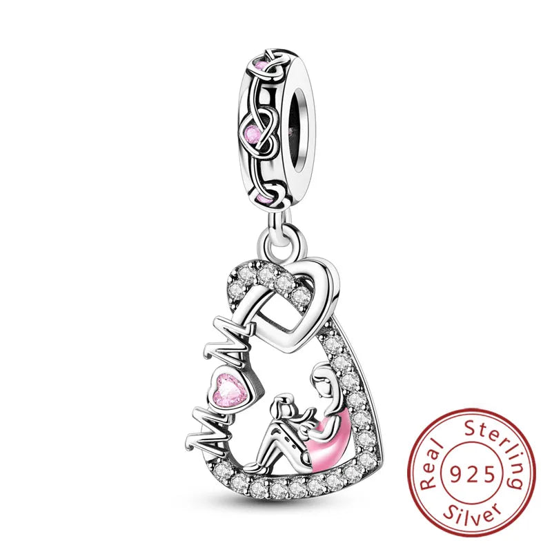 Cherished Family Heart Charm