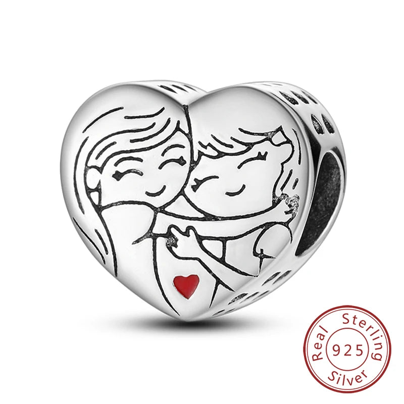 Cherished Family Heart Charm