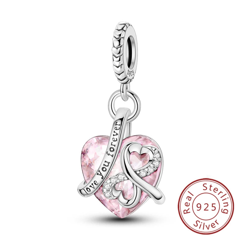 Cherished Family Heart Charm