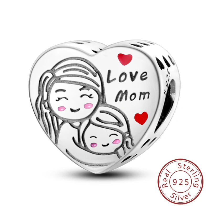Cherished Family Heart Charm
