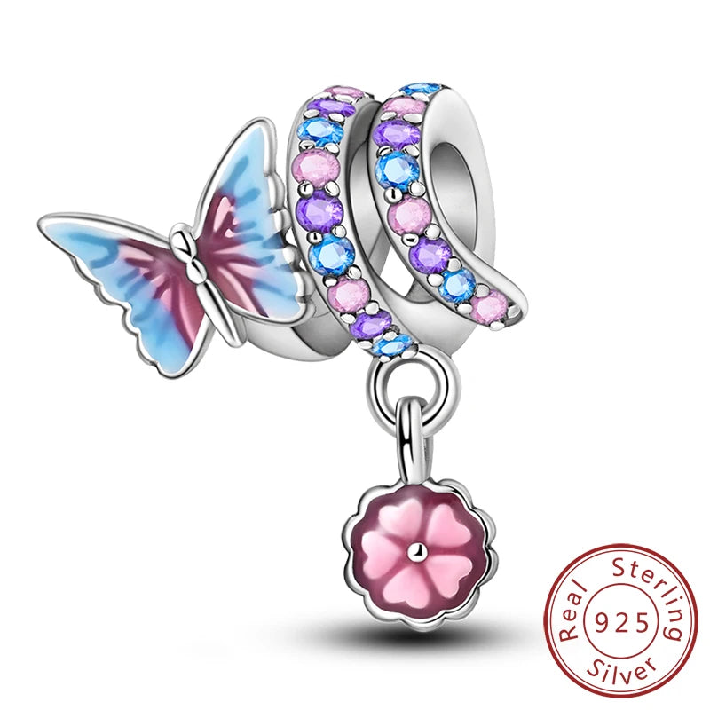 Luminous Firefly Butterfly Charm