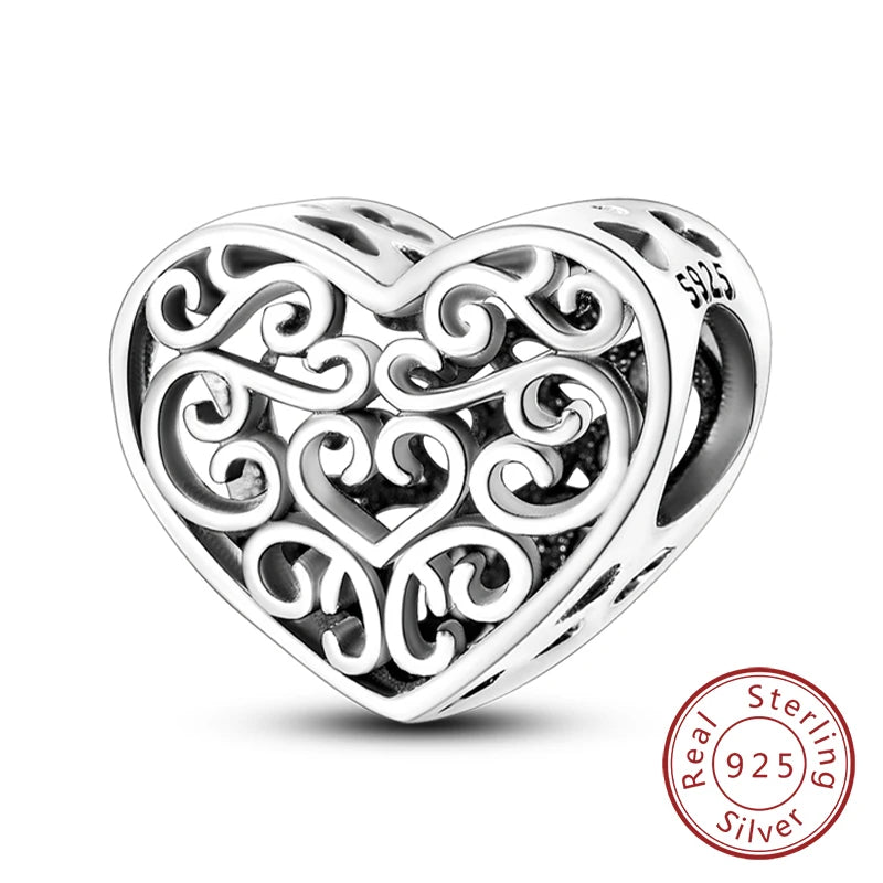 Cherished Family Heart Charm