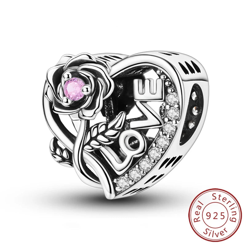 Cherished Family Heart Charm