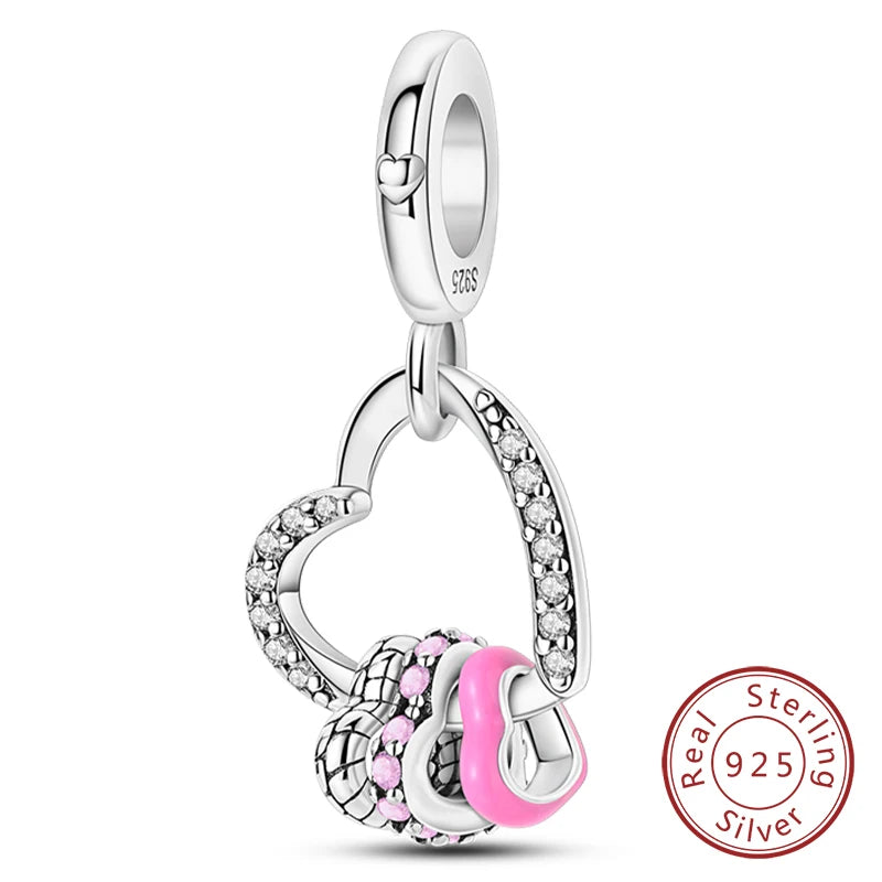 Cherished Family Heart Charm