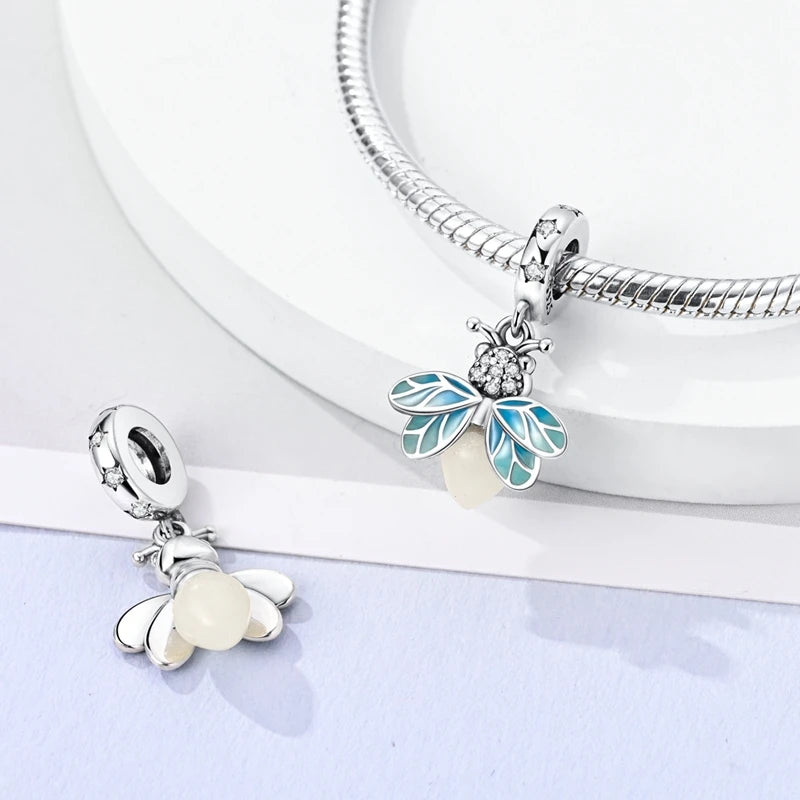Luminous Firefly Butterfly Charm