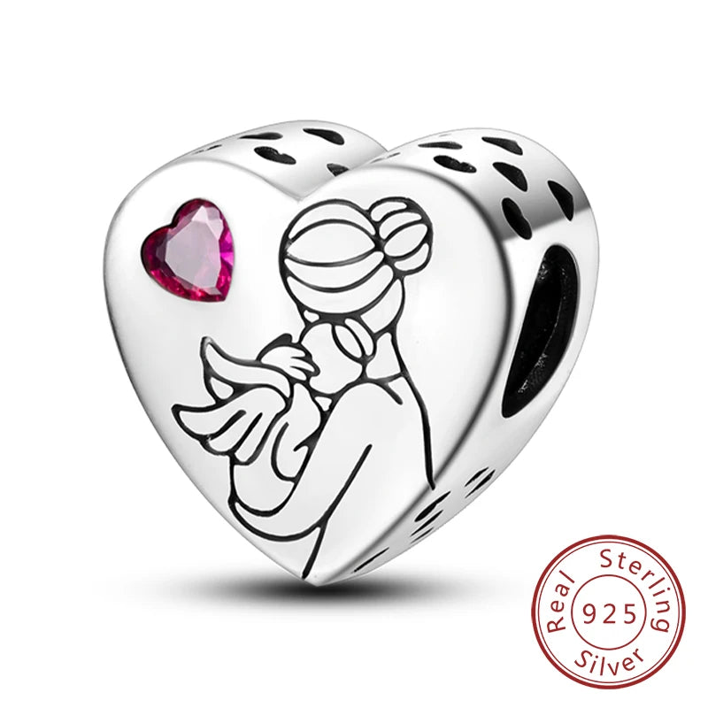 Cherished Family Heart Charm