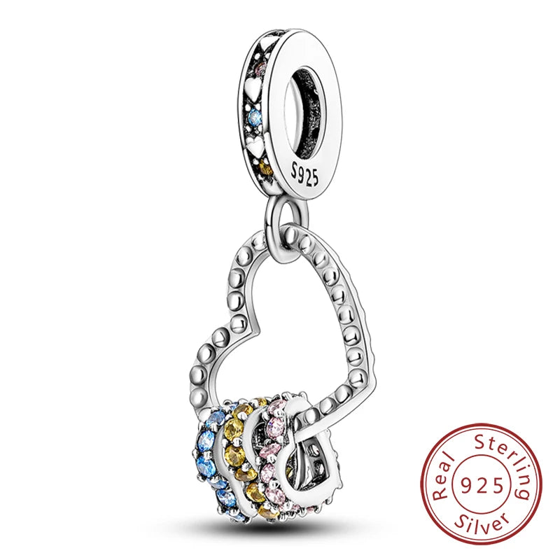 Cherished Family Heart Charm