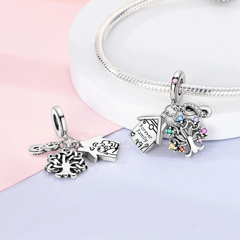 Cherished Family Heart Charm