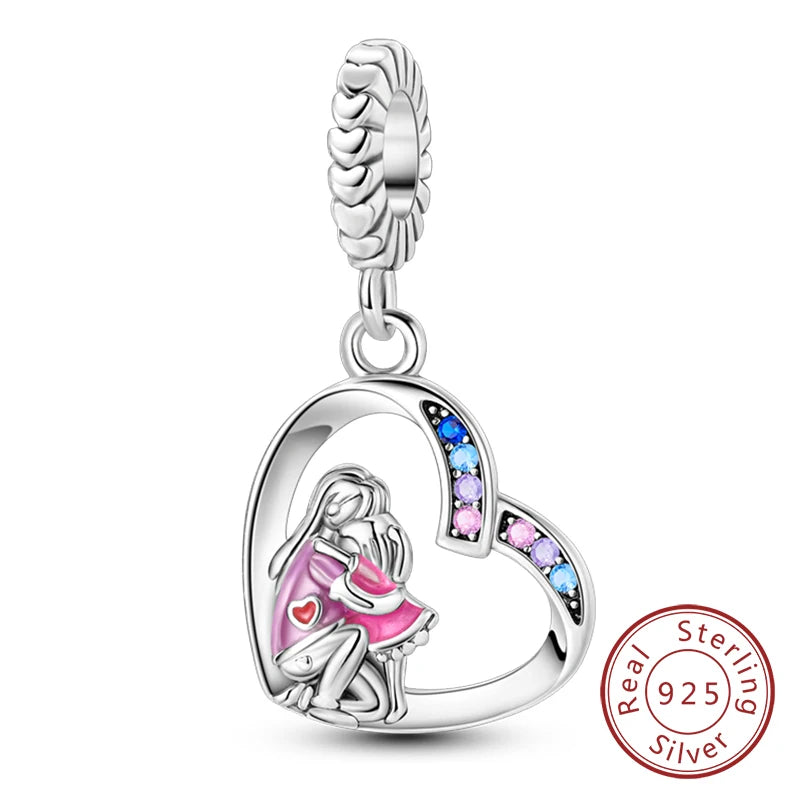 Cherished Family Heart Charm
